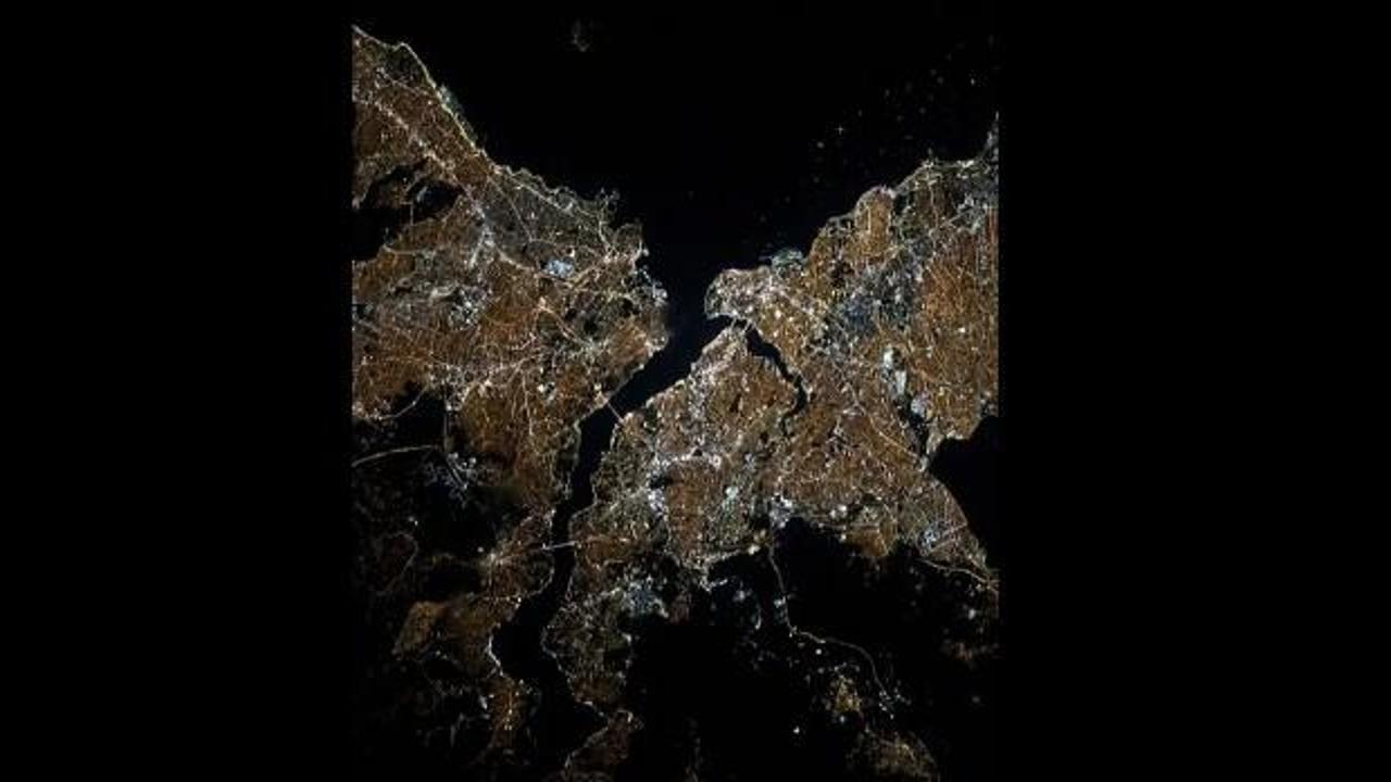 Arap astronot uzaydan İstanbul'un fotoğrafını çekti!