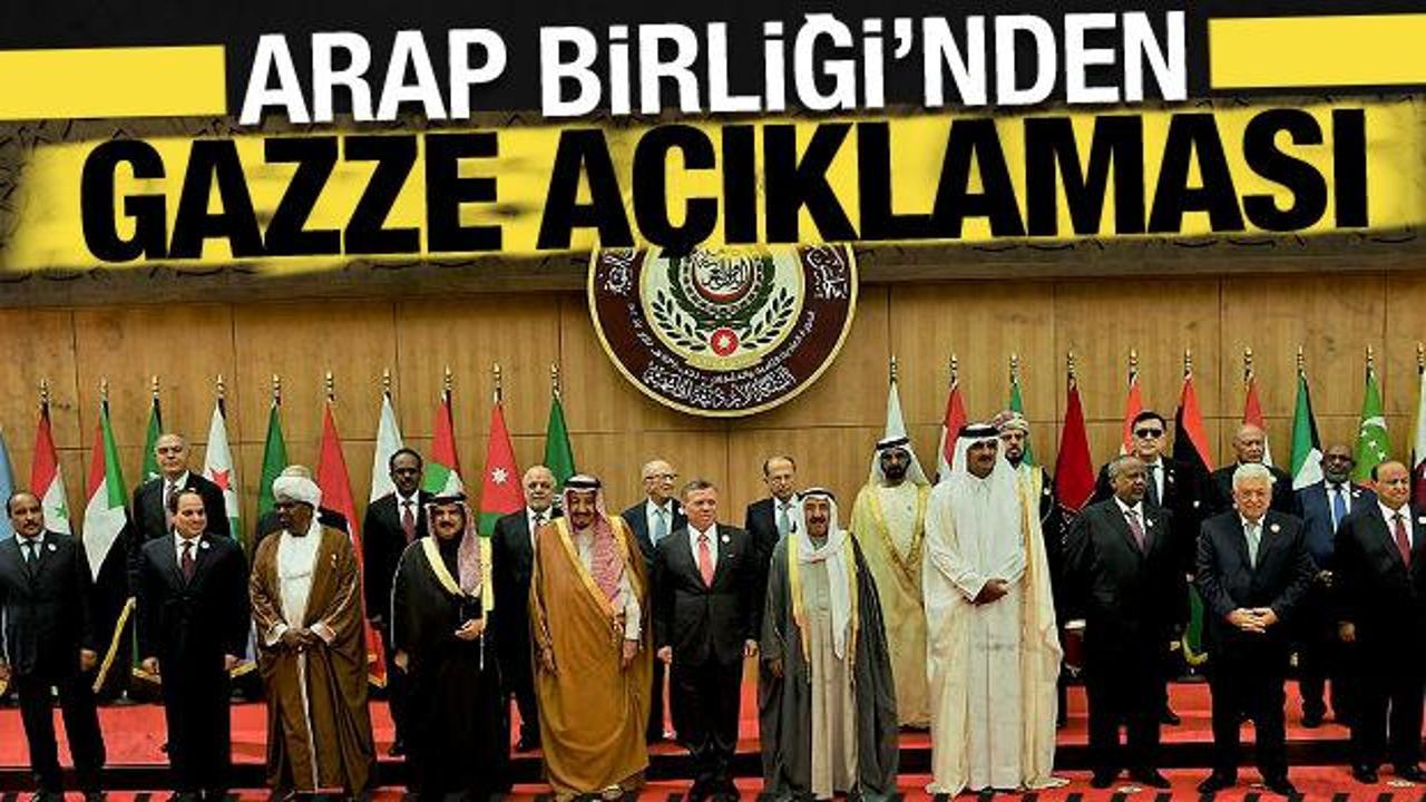 Arap Birliği'nden son dakika Gazze açıklaması: Tüm insanlık adına utanç verici