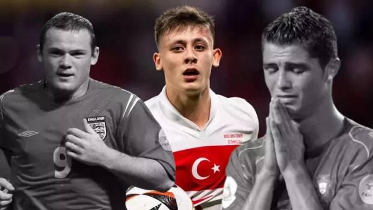 Arda Güler, Avusturya maçında yine tarihe geçti! Ronaldo ve Rooney'i yakaladı