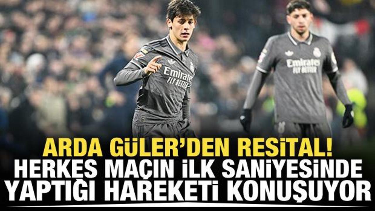 Arda Güler'in resitali galibiyete yetmedi! Milli yıldızın hareketi geceye damga vurdu
