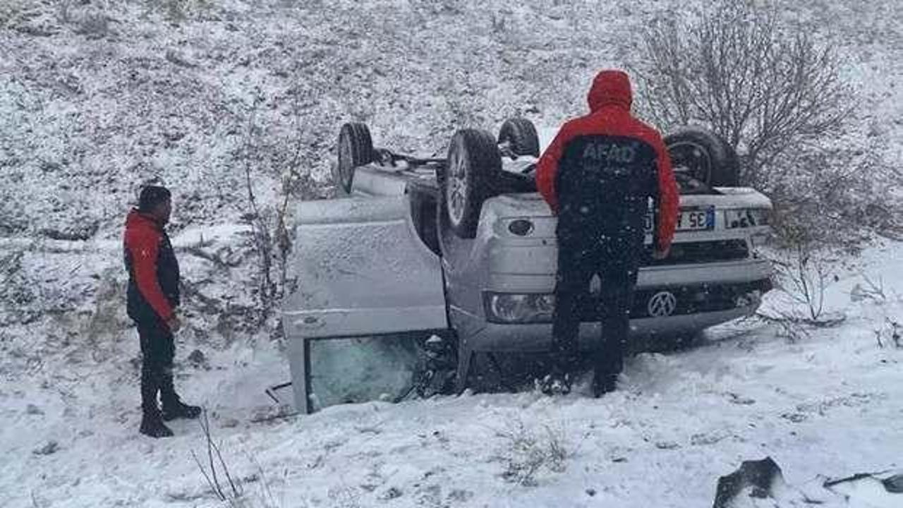 Ardahan'da kar ve sis kazaya neden oldu: 8 yaralı