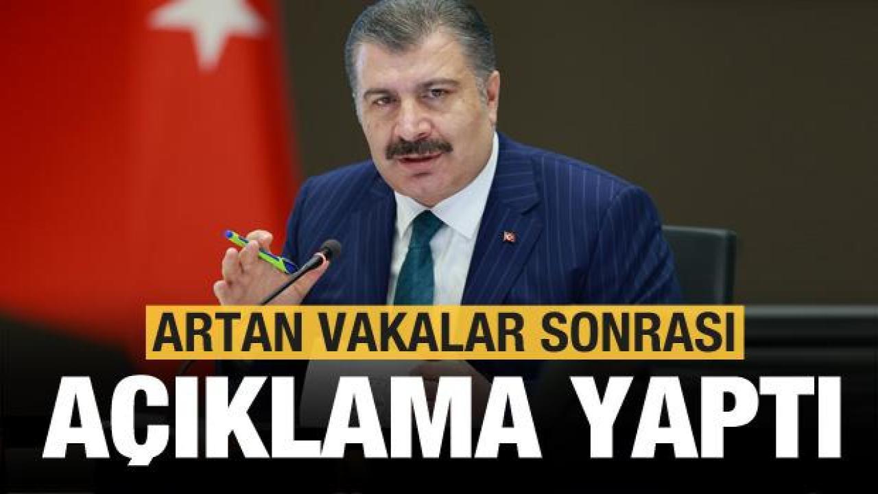 Artan vakalar sonrası Bakan Koca'dan son dakika açıklaması