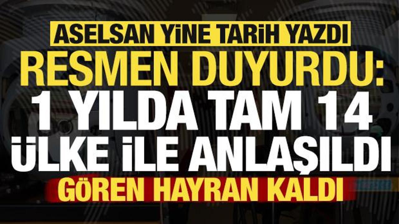 ASELSAN yine tarih yazdı: ASELFLIR-500 için 1 yılda 14 ülke ile anlaşma imzalandı!