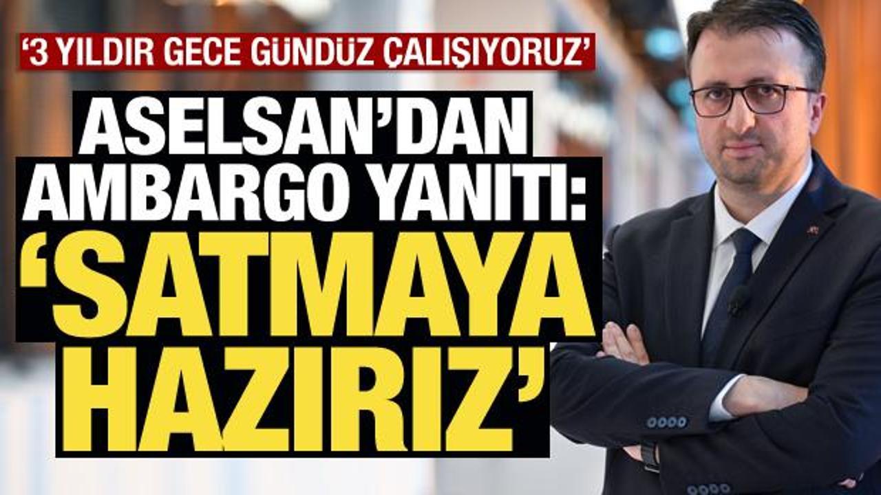 ASELSAN'dan ambargo yanıtı: Kanada'ya kamera satmaya hazırız!