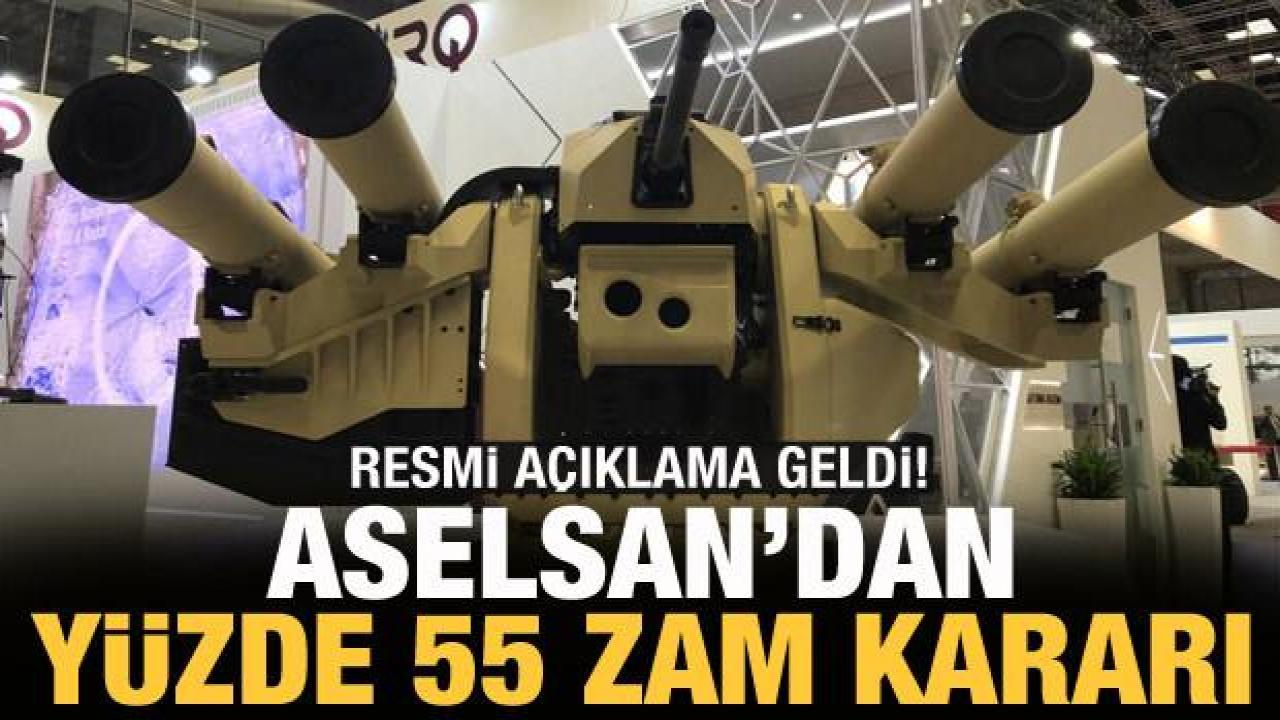 ASELSAN'dan maaşlara yüzde 55 zam kararı
