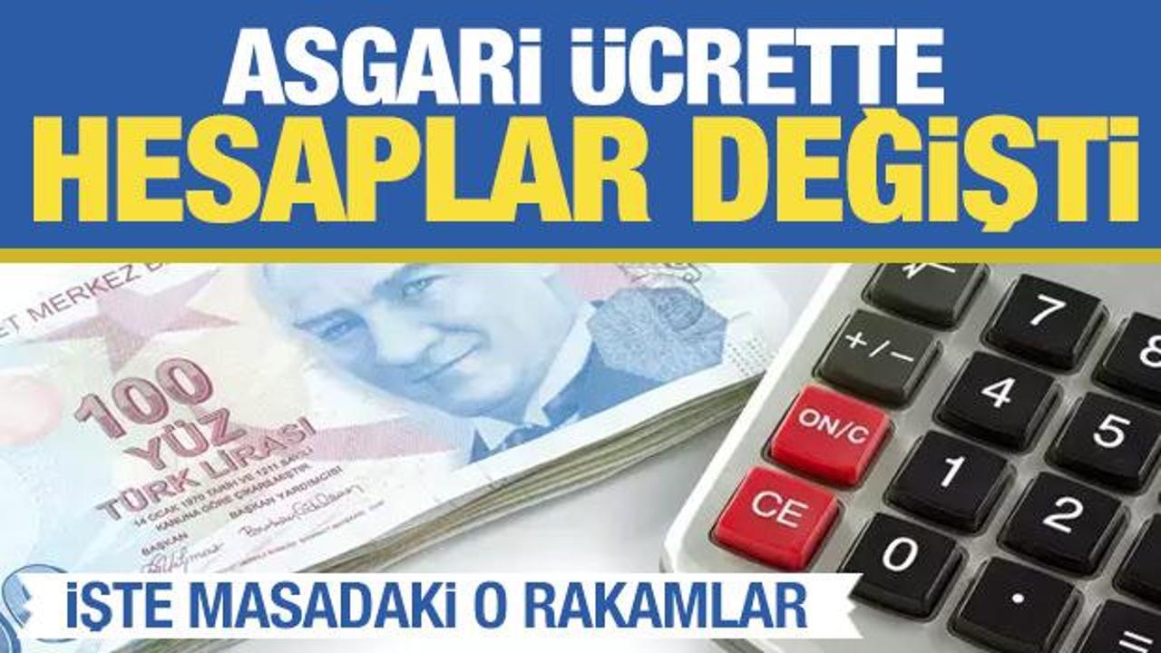 Asgari ücrette hesaplar değişti! İşte konuşulan yeni rakamlar