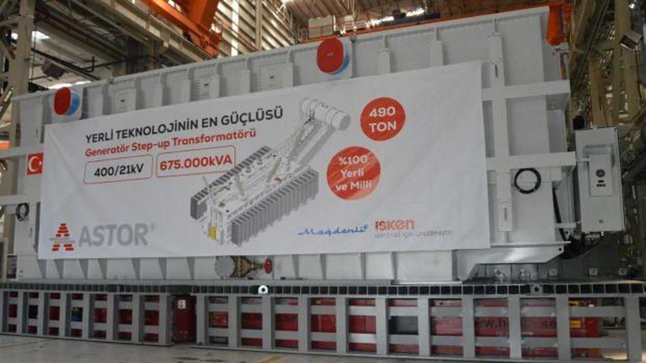 Astor, Türkiye’nin en büyük transformatörünü üretti