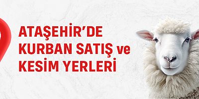 ATAŞEHİR'DE 5 NOKTADA KURBAN SATIŞ VE KESİM ALANLARI BELİRLENDİ