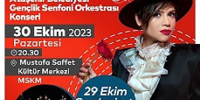 ATAŞEHİR’DE CUMHURİYET COŞKUSU AYDİLGE KONSERİ İLE DEVAM EDECEK