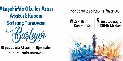 Ataşehir’de Okullar Arası Atatürk Kupası Satranç Turnuvası Başlıyor