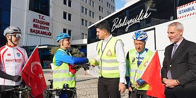 ATAŞEHİR’DEN ANITKABİR’E UZANAN ANLAMLI BİSİKLET YOLCULUĞU