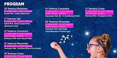 ATAŞEHİR’İN PARKLARINDA AÇIK HAVADA SİNEMA VE TİYATRO ZAMANI