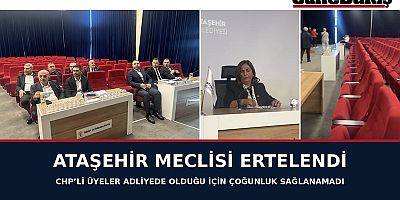 ATAŞEHİR MECLİSİ’NDE GÖZALTI PROTESTOSU