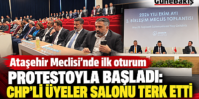 Ataşehir Meclisi’nde protestolu başlangıç