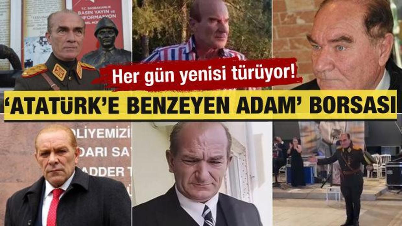 'Atatürk'e benzeyen adamlar' borsası! Her gün yenisi türüyor