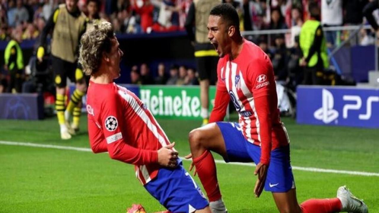 Atletico Madrid Dortmund'a şans tanımadı