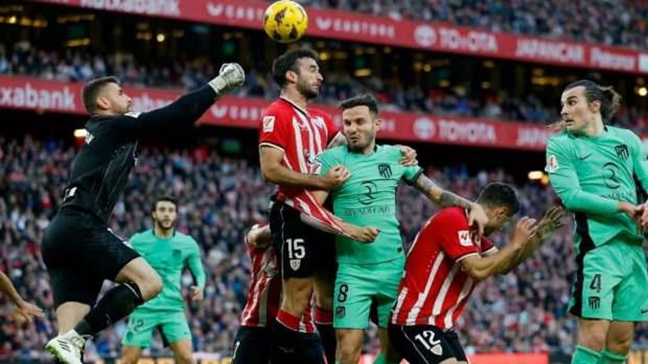 Atletico Madrid'in gücü Bilbao'ya yetmedi