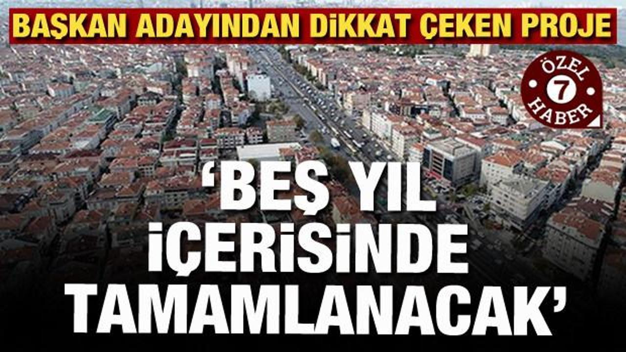 Avcılar'a müjdeyi verdi: 5 yıl içerisinde kentsel dönüşüm tamamlanacak