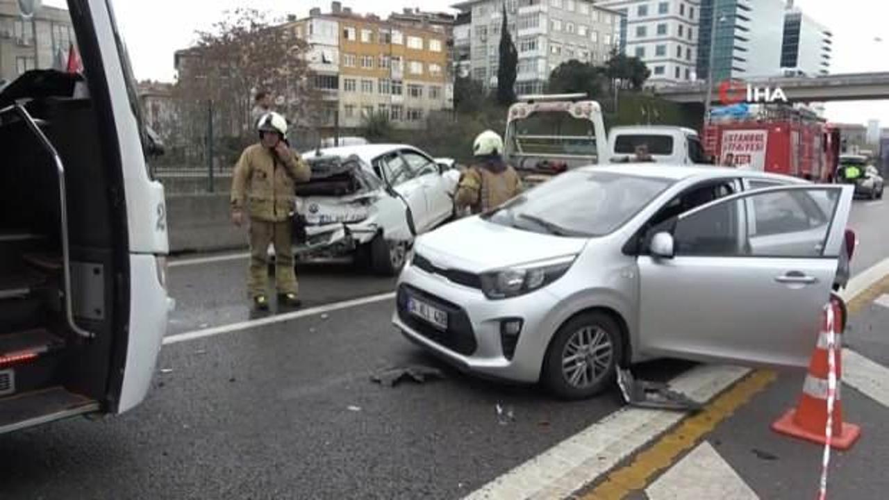 Avrasya Tüneli girişinde zincirleme kaza!