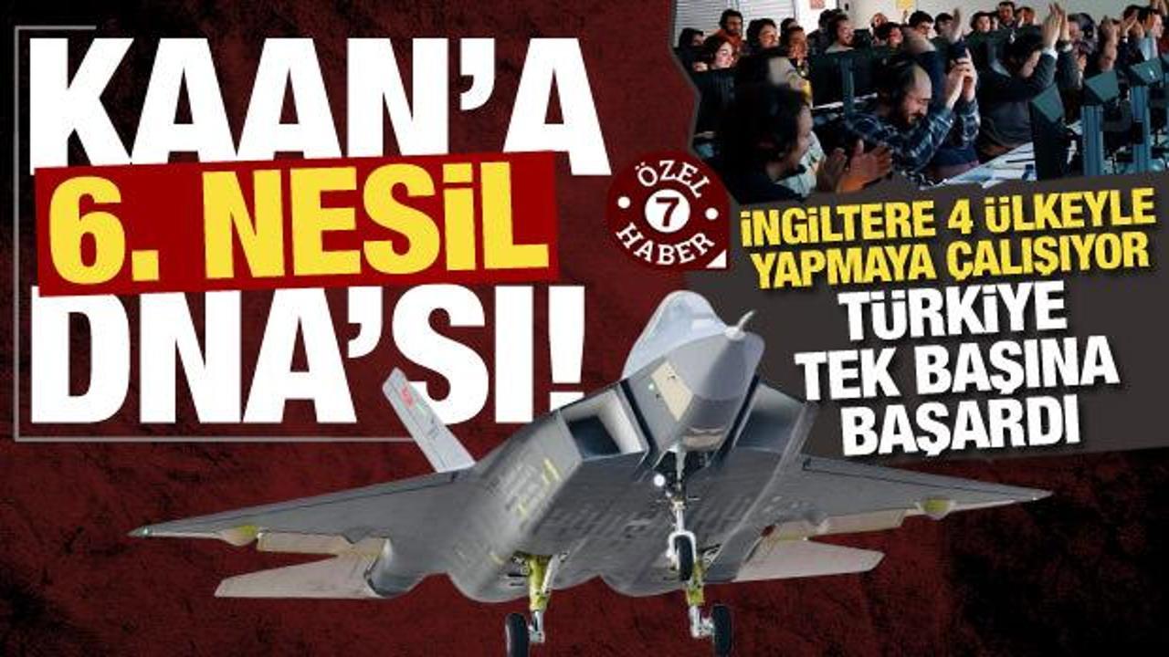 Avrupa'da 4 ülkenin yapabildiğini Türkiye tek başına yapıyor! İşte KAAN ve Sadık Kanatları