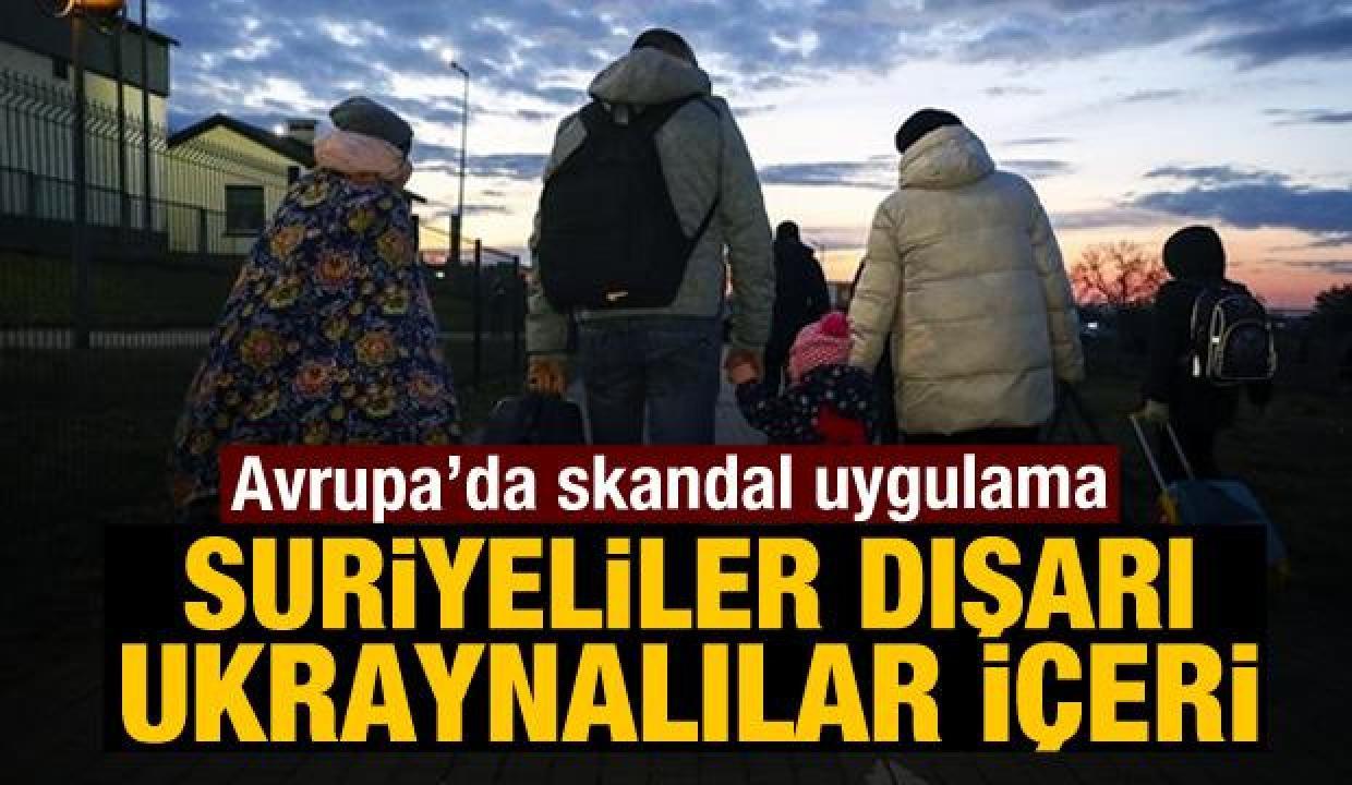 Avrupa'da skandal uygulama: Ukraynalılar için göçmenleri attılar