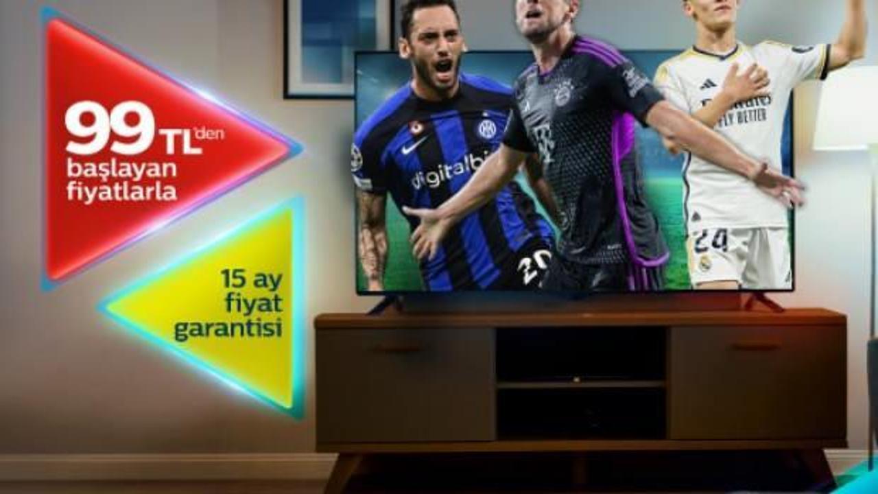 Avrupa’nın 3 büyük ligi bir arada sadece Tivibu’da