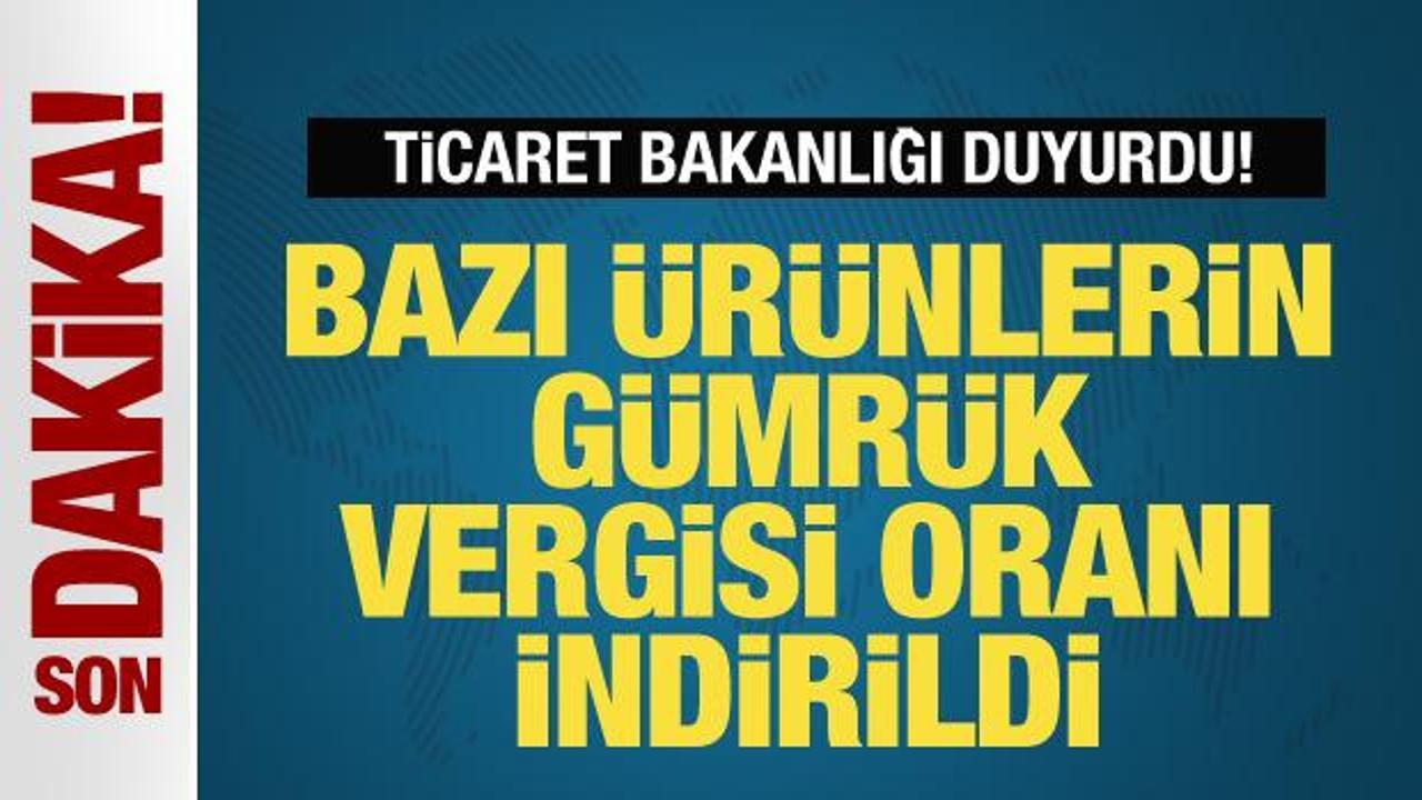 Ayçiçek yağının gümrük vergisi oranlarında indirim yapıldı