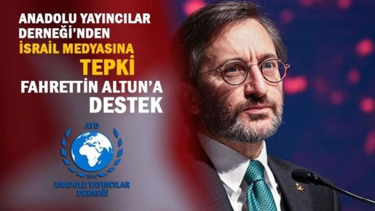 AYD: Soykırımcı İsrail'in hedef aldığı Fahrettin Altun'un yanındayız
