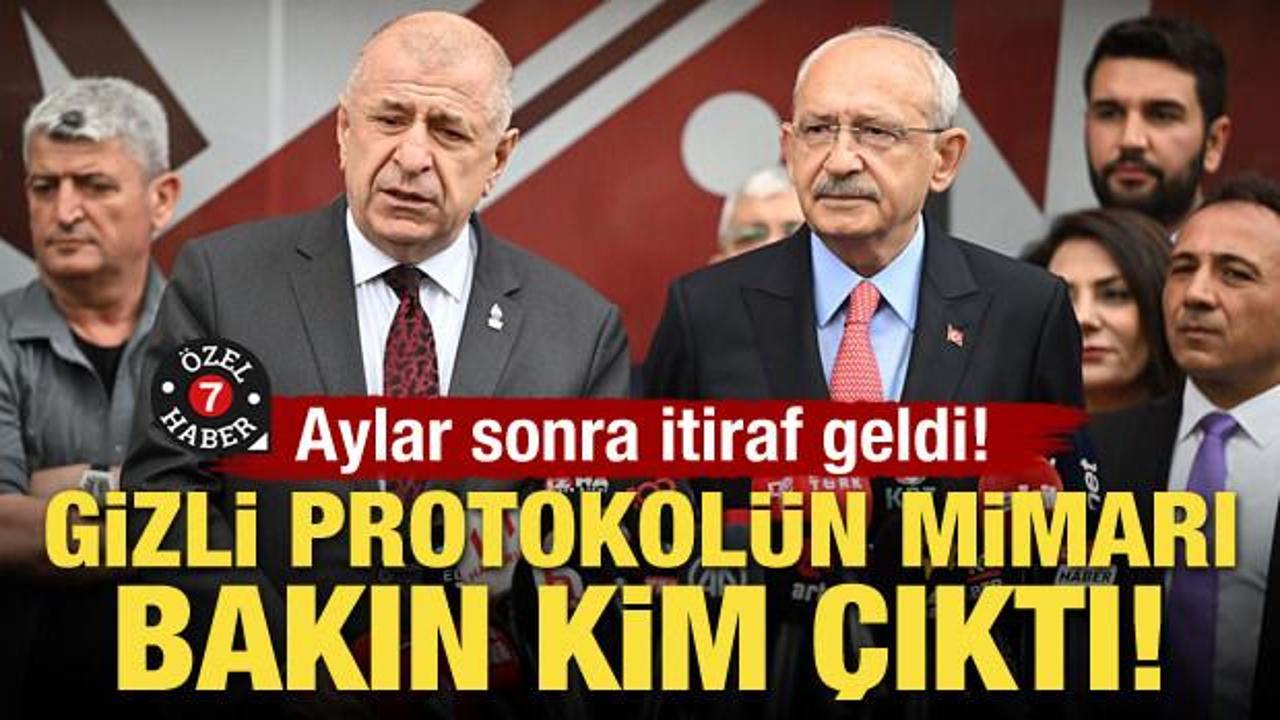 Aylar sonra itiraf geldi! Gizli protokolün mimarı bakın kim çıktı