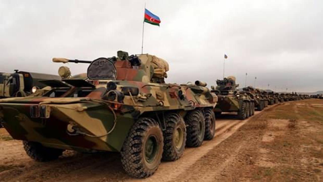 Azerbaycan Ordusu'ndan Karabağ'da tatbikat