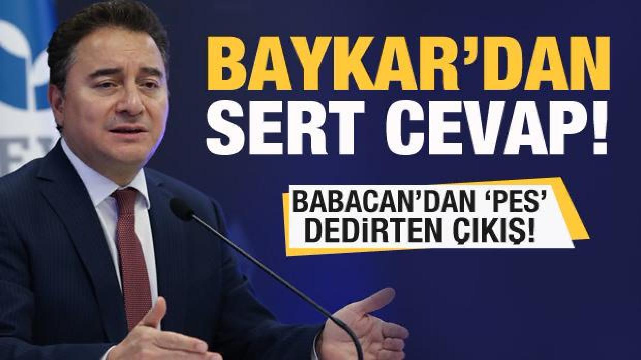 Babacan'dan tepki çeken İHA-SİHA çıkışı! Baykar'dan cevap!