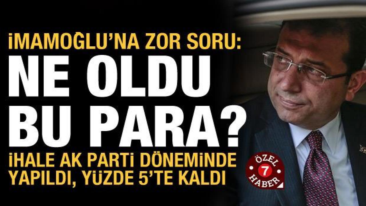 Bağcılar Belediye Başkanı'ndan İBB Başkanı İmamoğlu'na zor soru: Ne yaptınız bu parayı?