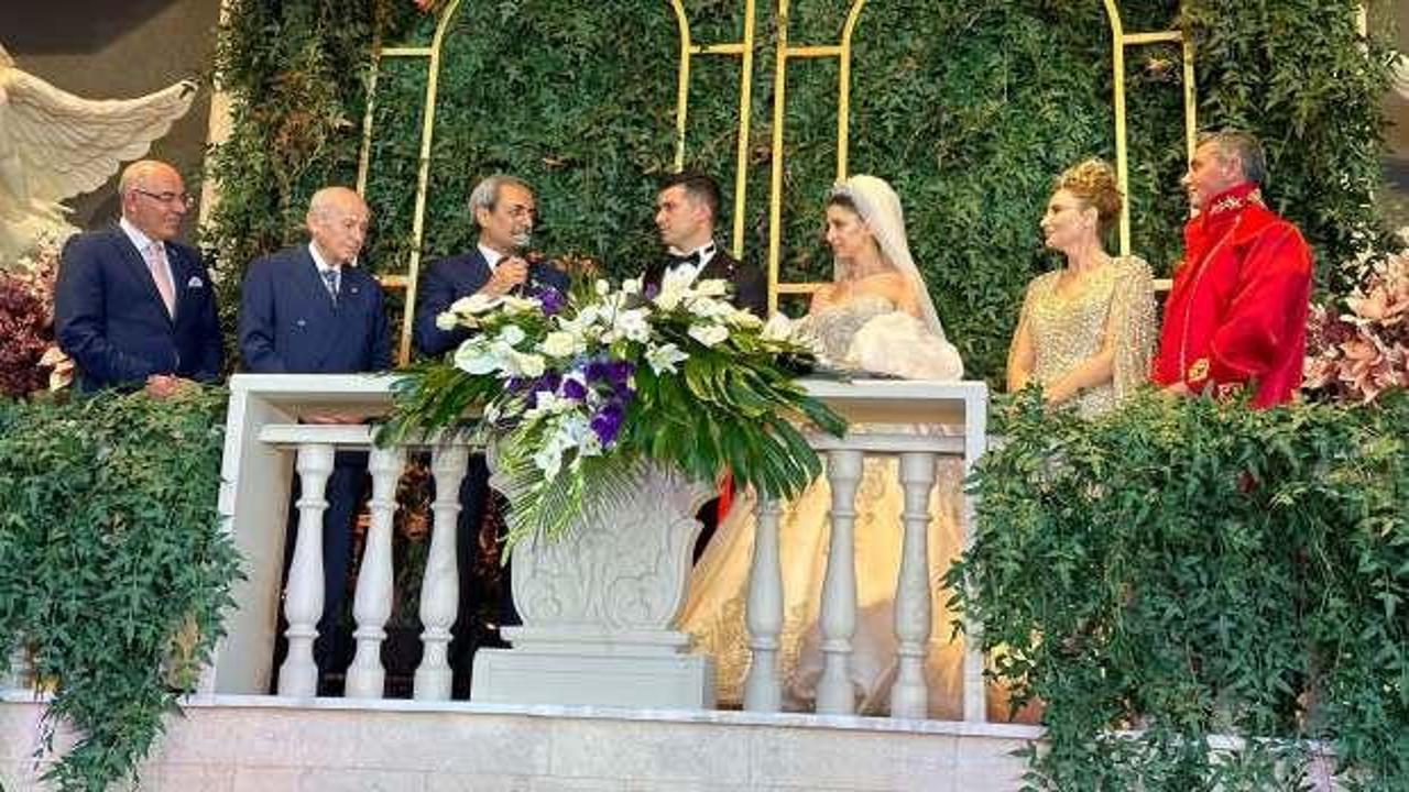 Bahçeli, Ankara'da nikah şahidi oldu