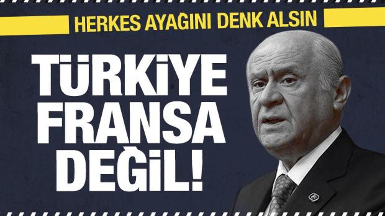 Bahçeli 'Herkes ayağını denk alsın' diyerek uyardı