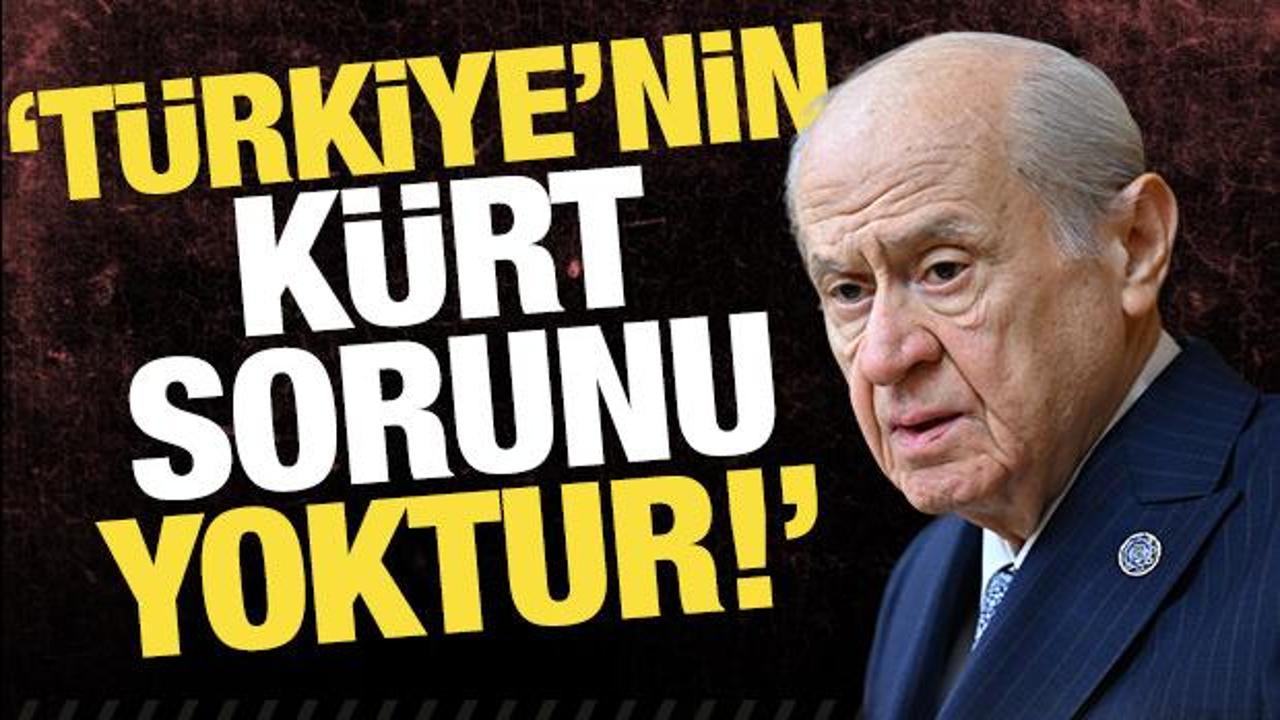 Bahçeli'den 29 Ekim mesajı: Türkiye'nin Kürt sorunu yoktur!