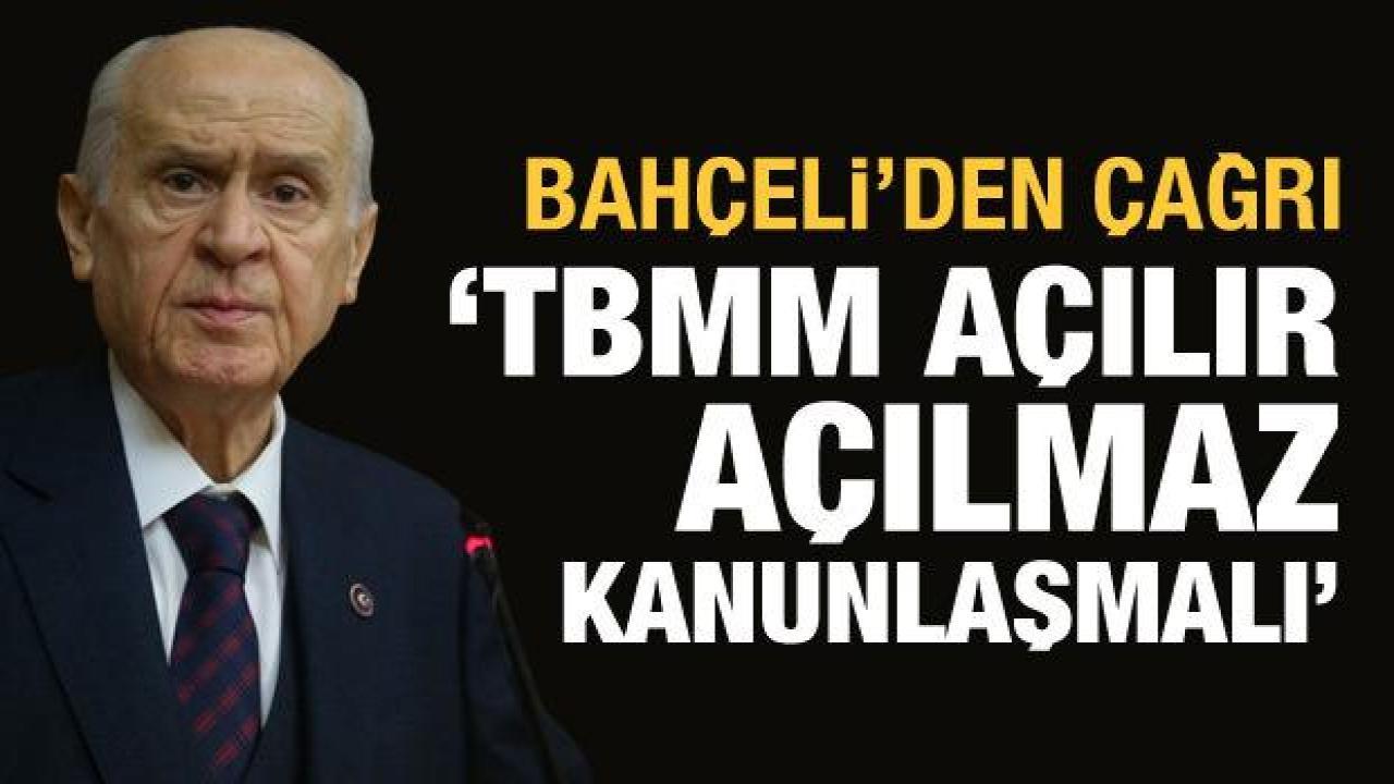Bahçeli'den seçim açıklaması: Biz hazırız, adayımız Recep Tayyip Erdoğan