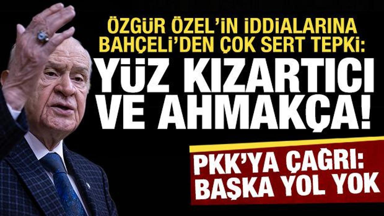 Bahçeli'den son dakika açıklamalar: Özel'e sert tepki, PKK ve DEM Parti'ye çağrı