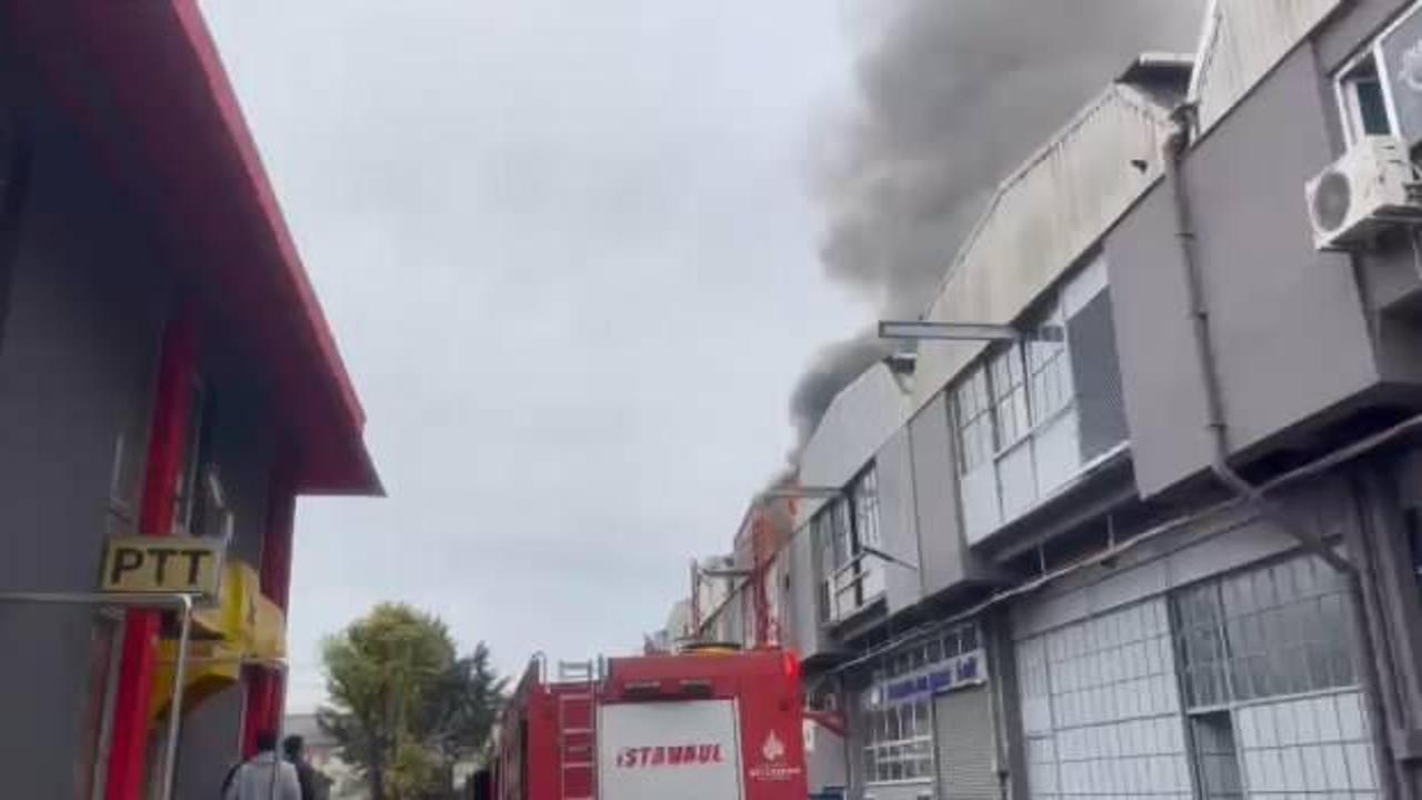 Bahçelievler'de korkutan yangın: Çok sayıda ekip bölgede!