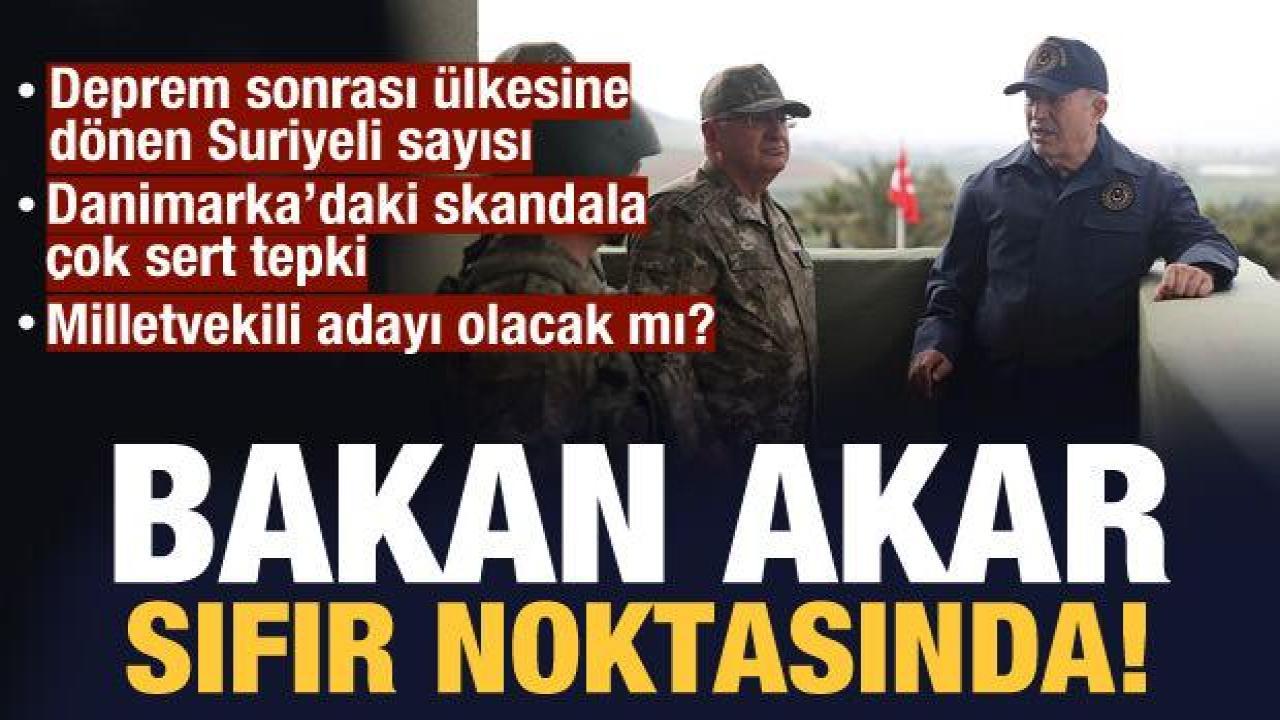 Bakan Akar ülkesine dönen Suriyeli sayısını açıkladı!