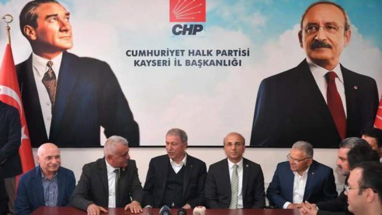 Bakan Akar'dan CHP ve İYİ Parti'ye ziyaret