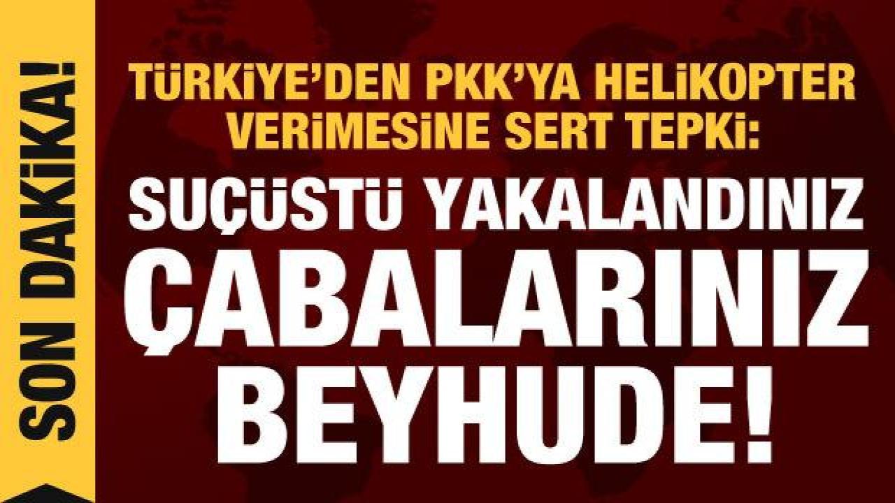 Bakan Akar'dan PKK'lı teröristlere helikopter verilmesine tepki: Bunlar beyhude çabalar