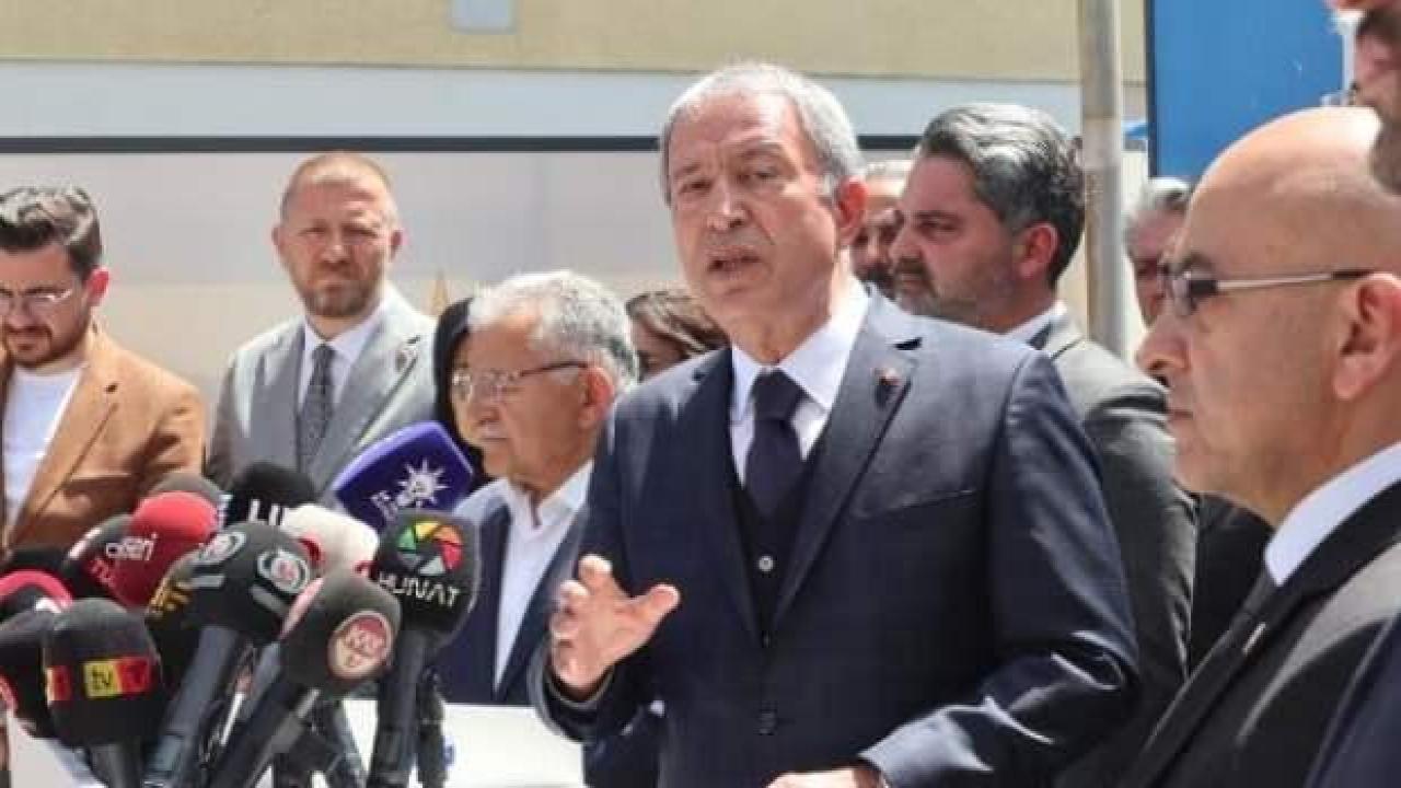 Bakan Akar'dan Sinan Oğan'la ilgili ittifak açıklaması