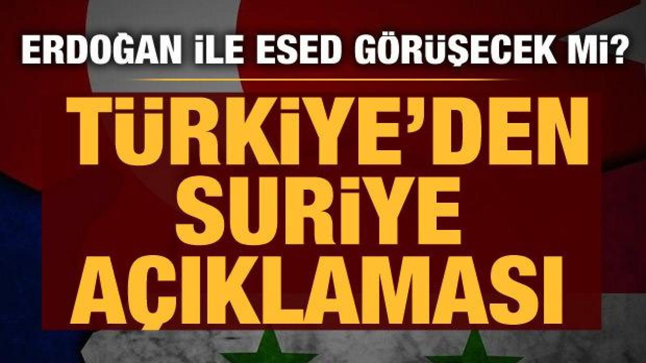 Bakan Çavuşoğlu'ndan Esed açıklaması