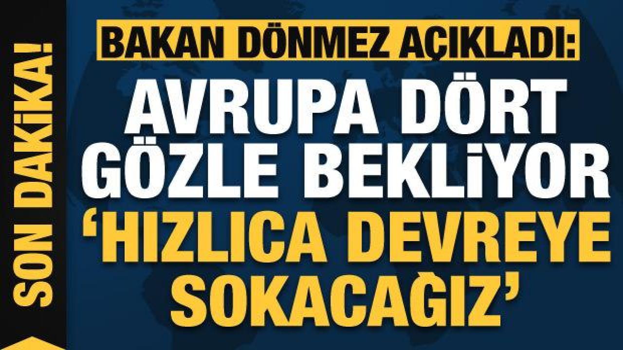 Bakan Dönmez: Türkiye enerji üssü olacak