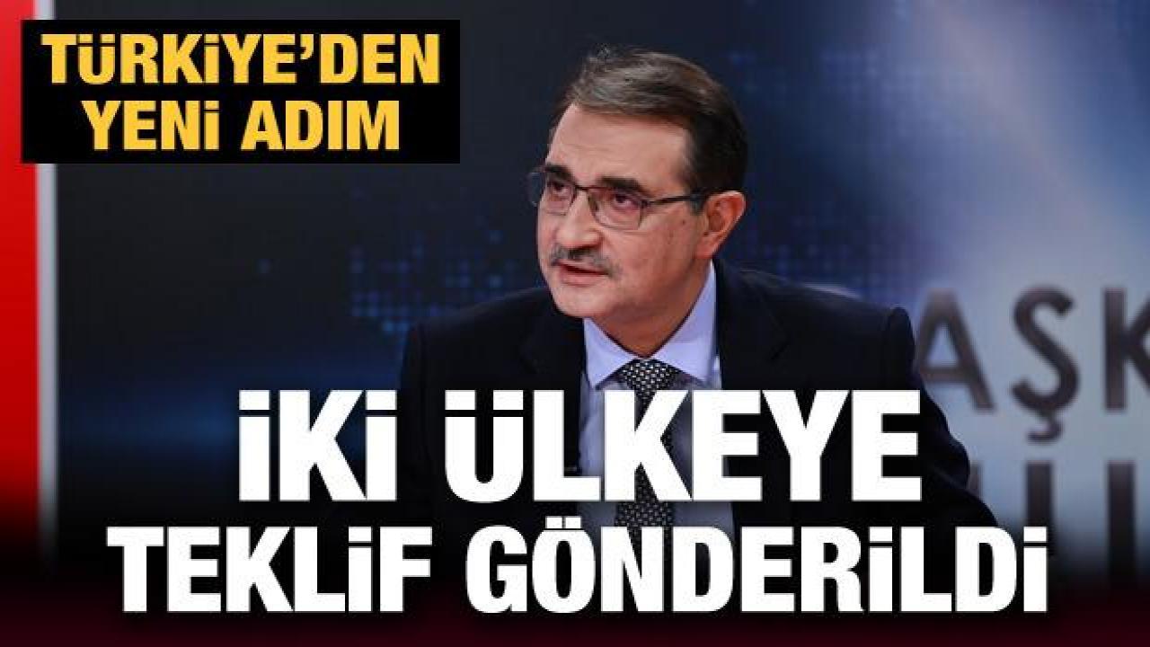 Bakan Dönmez'den son dakika gaz merkezi açıklaması: İki ülkeye teklif gönderildi!