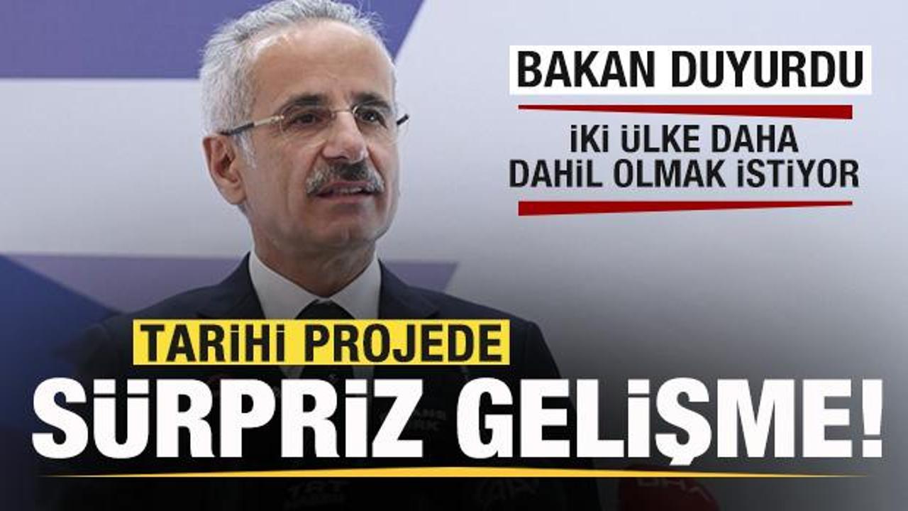 Bakan duyurdu! Tarihi projede sıcak gelişme! Libya ve İran sürprizi