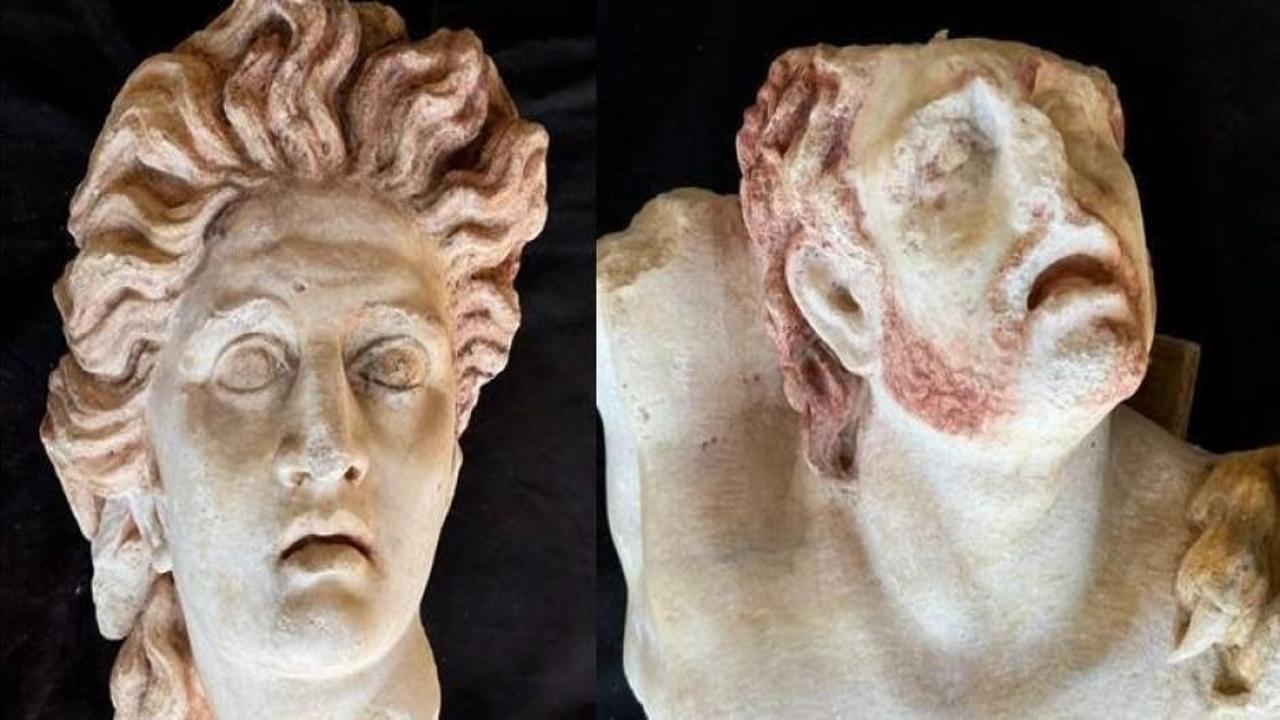 Bakan Ersoy açıkladı: Skylla Grubu heykelleri keşfedildi