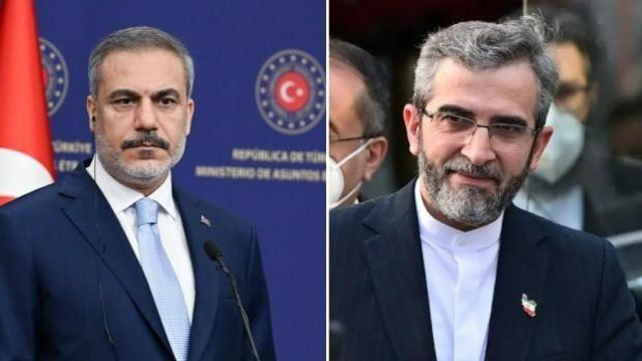Bakan Fidan, İran Dışişleri Bakan Vekili Bagheri ile görüştü