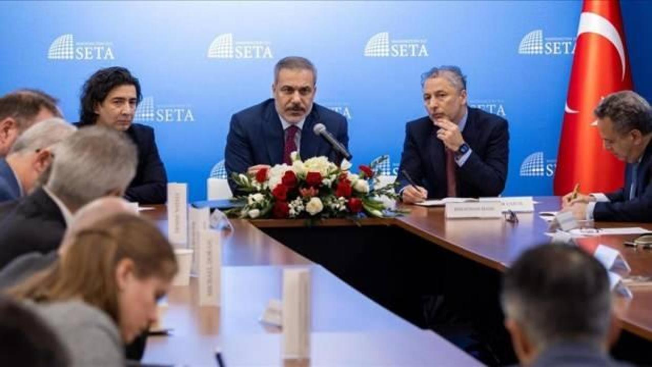 Bakan Fidan, Washington'da SETA Yuvarlak Masa Toplantısı'na katıldı