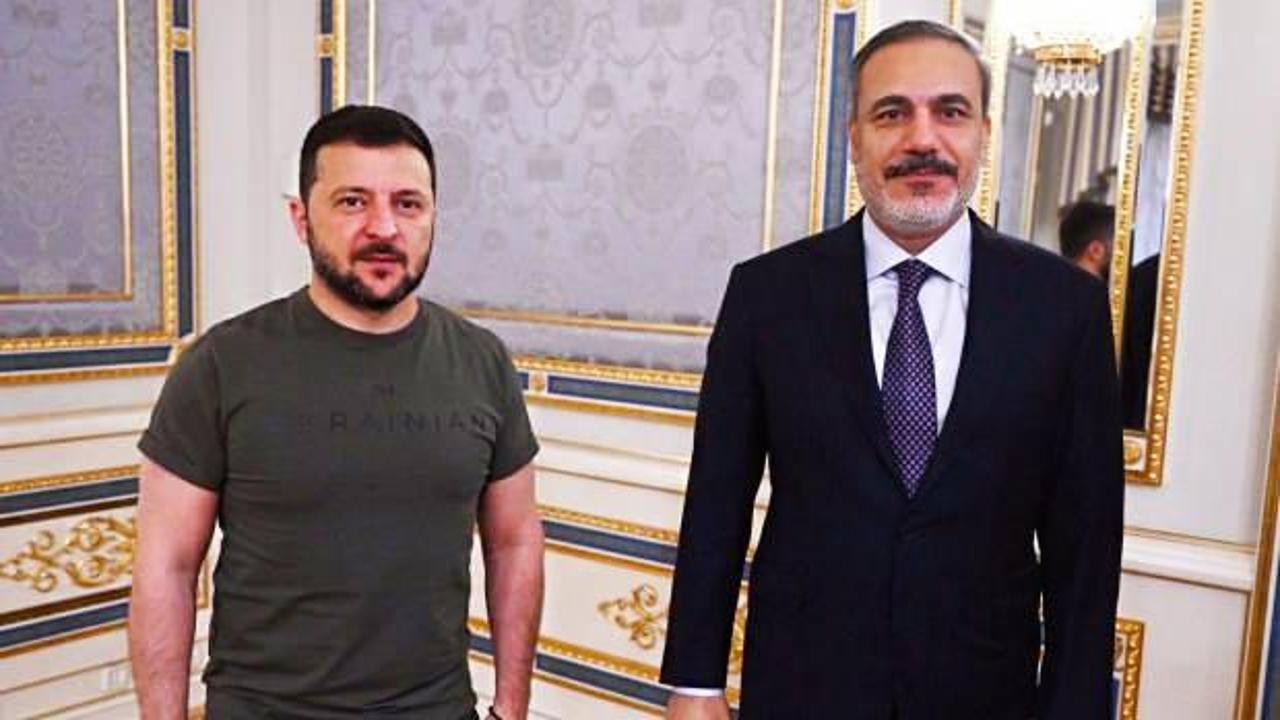 Bakan Fidan, Zelenskiy'le görüştü
